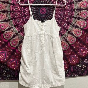 white hurley dress